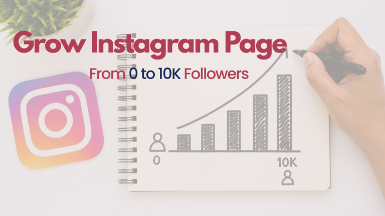 Grow Instagram Page From 0 to 10K Followers