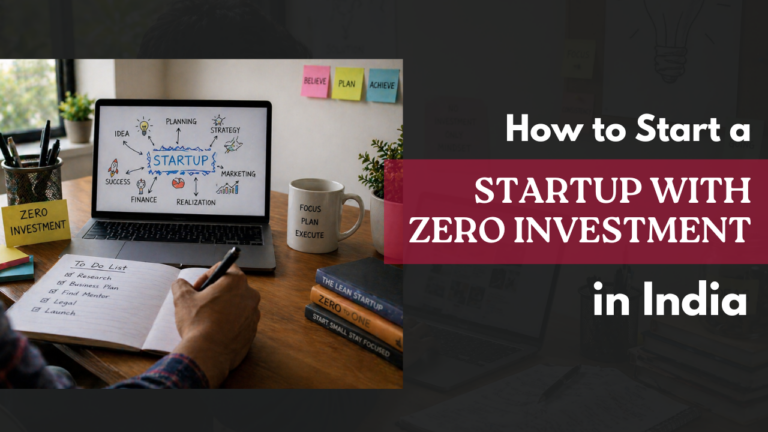 Start a Startup with Zero Investment
